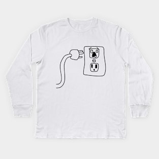 Crood Doods - The Plug Kids Long Sleeve T-Shirt